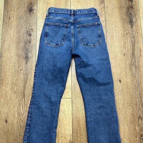AGOLDE High Rise Straight Leg Jeans Size 25 - Picture 5 of 10